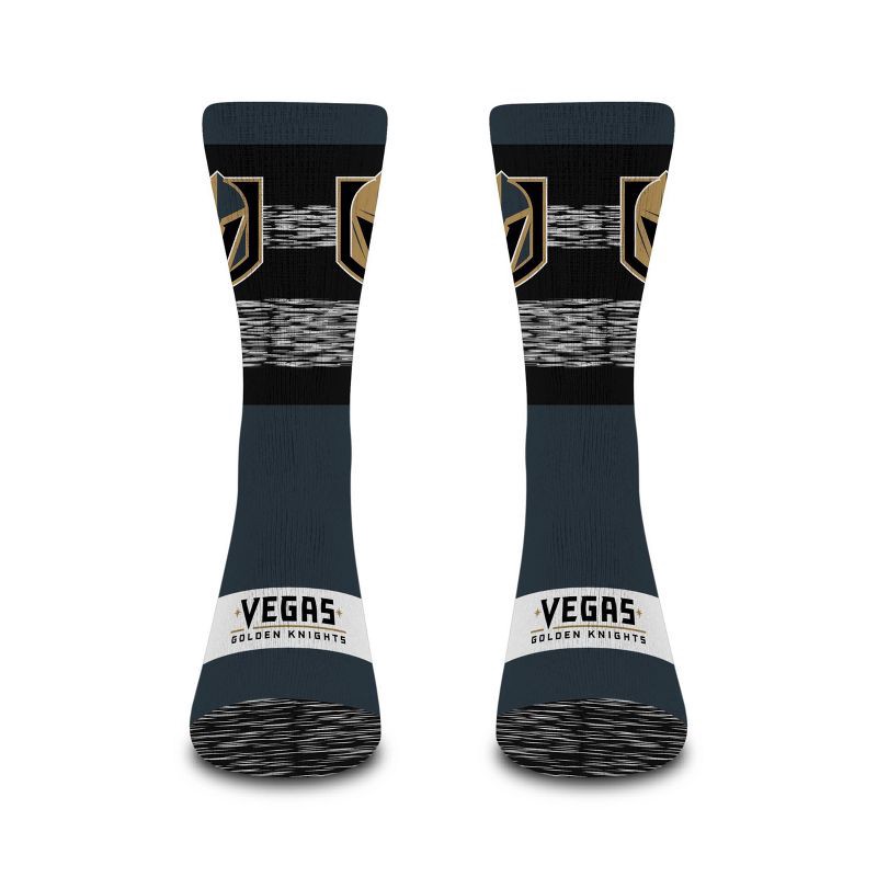 slide 2 of 3, NHL Vegas Golden Knights Mixer Crew Socks - Large, 1 ct