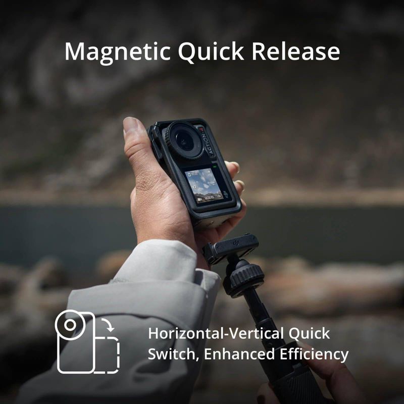 slide 3 of 7, DJI Osmo 4 Standard Combo Action Camera: 4K UHD, miniSD, 10MP, 64GB Storage, 1 ct