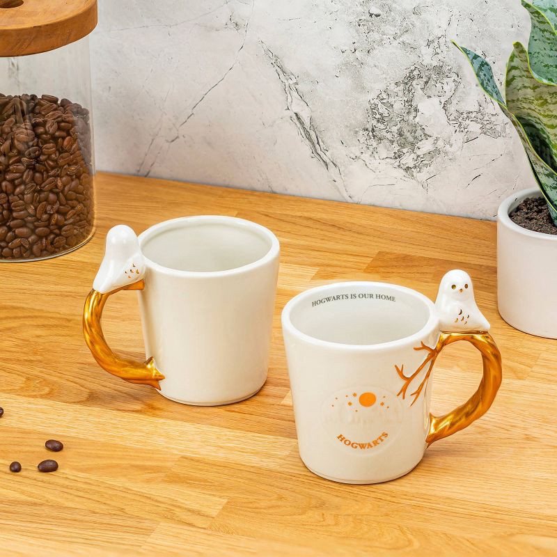 slide 6 of 6, Zak Designs 11oz Harry Potter Ceramic Sculpted Coffee Mug White/Gold, 11 oz