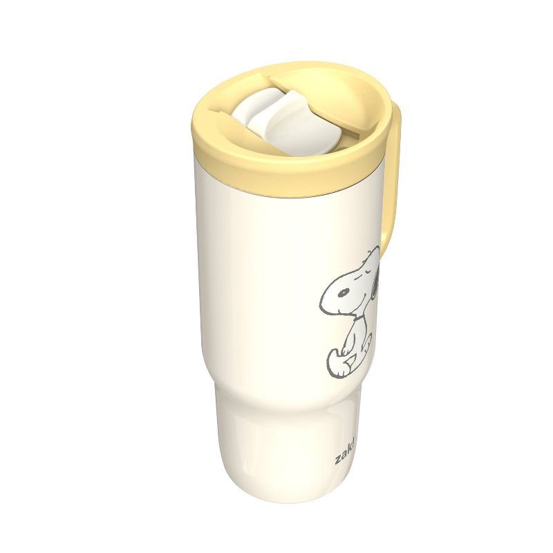 slide 4 of 5, Zak Designs 24oz Peanuts Stainless Steel Vacuum Sutton Tumbler with Slide Lid Yellow, 24 oz