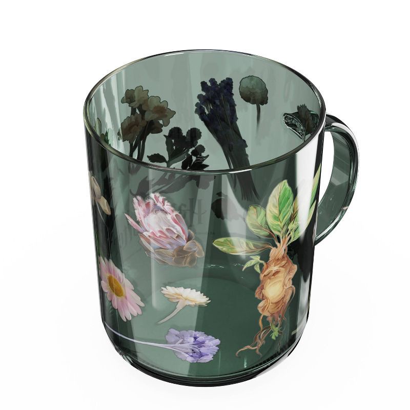 slide 3 of 5, Zak Designs 14.5oz Harry Potter Kaya Glass Mug Black, 14.5 oz