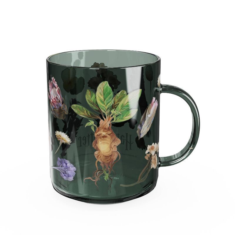 slide 1 of 5, Zak Designs 14.5oz Harry Potter Kaya Glass Mug Black, 14.5 oz