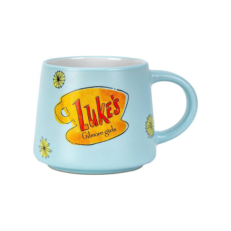 slide 1 of 6, Zak Designs 15oz Gilmore Girls Ceramic Coffee Mug Life's Short Talk Fast, 15 oz