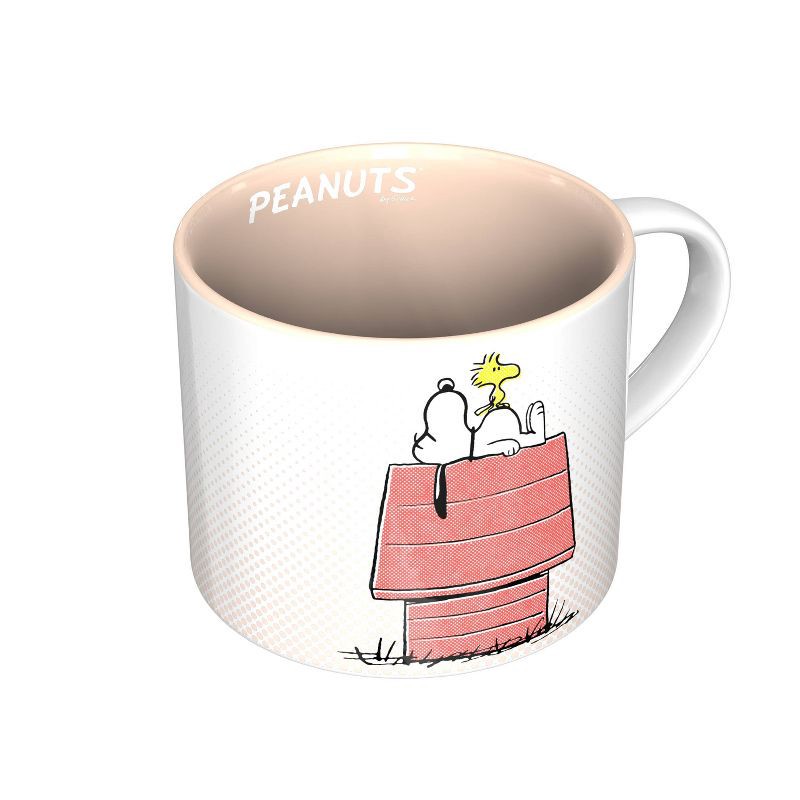 slide 3 of 5, Zak Designs 15oz Peanuts Ceramic Modern Mug, 15 oz