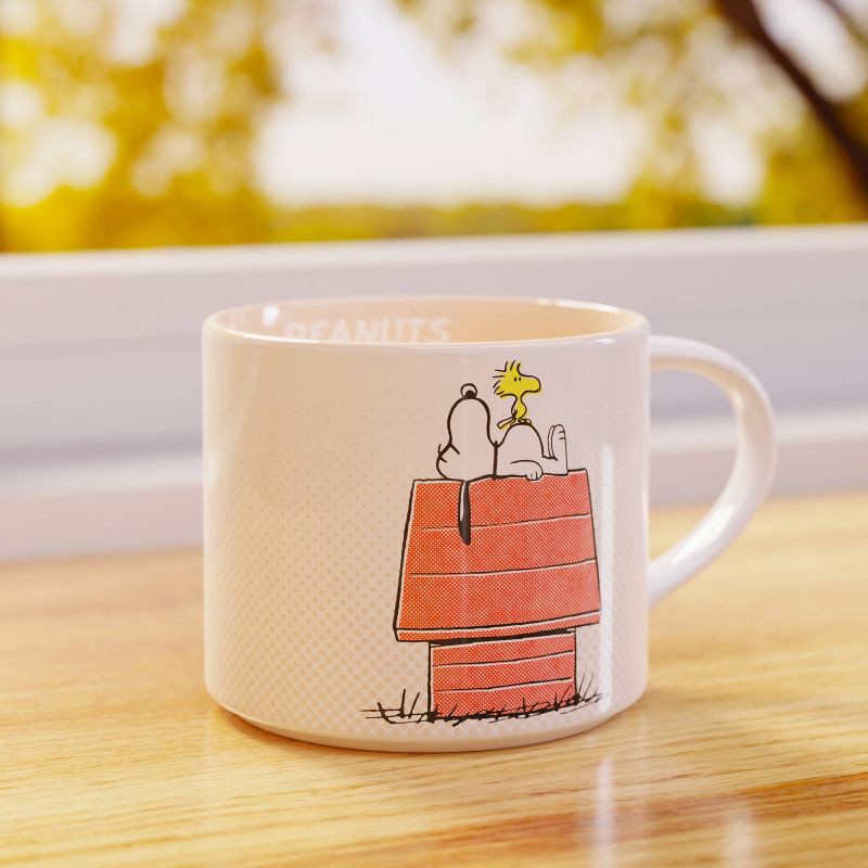 slide 5 of 5, Zak Designs 15oz Peanuts Ceramic Modern Mug, 15 oz