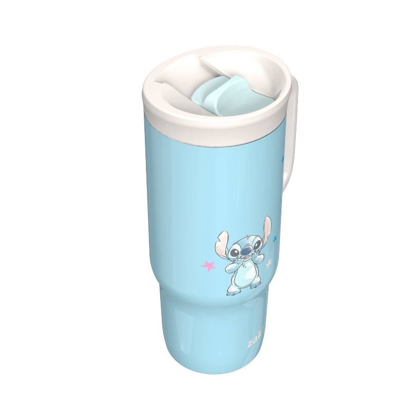 slide 3 of 6, Zak Designs 24oz Stitch Stainless Steel Vacuum Sutton Tumbler with Slide Lid Blue, 24 oz