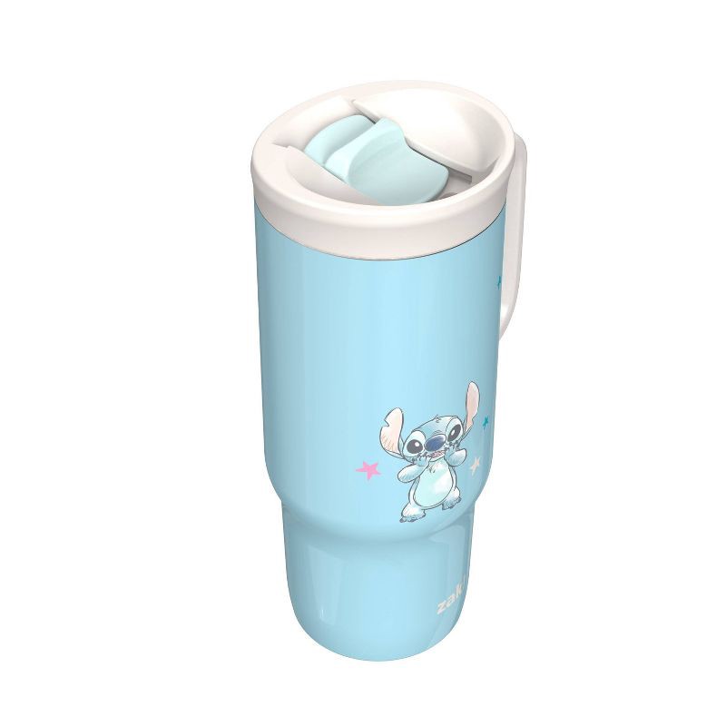 slide 4 of 6, Zak Designs 24oz Stitch Stainless Steel Vacuum Sutton Tumbler with Slide Lid Blue, 24 oz