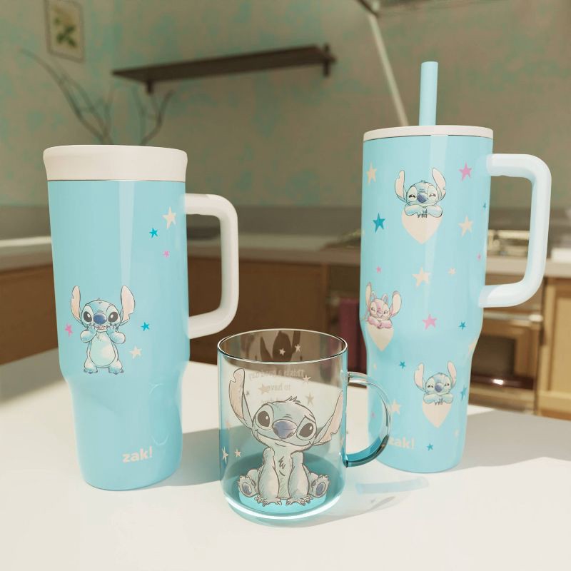 slide 6 of 6, Zak Designs 24oz Stitch Stainless Steel Vacuum Sutton Tumbler with Slide Lid Blue, 24 oz