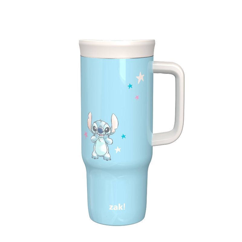slide 1 of 6, Zak Designs 24oz Stitch Stainless Steel Vacuum Sutton Tumbler with Slide Lid Blue, 24 oz