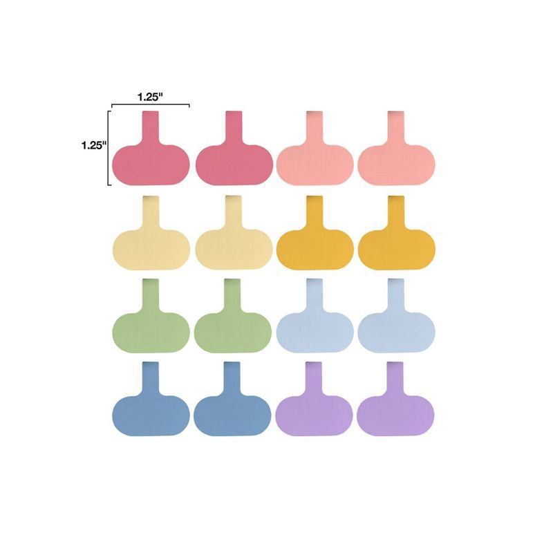 slide 4 of 8, Wrap-It Cable Labels Regular 16pk Macaron, 16 ct