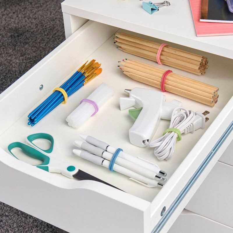 slide 4 of 5, Wrap-It Super-Stretch Silicone Bands 16pk Macaron, 16 ct