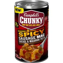 Campbell's Chunky Spicy Sausage Mac Soup - 18.8oz
