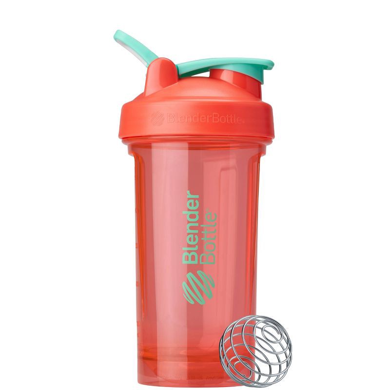 slide 2 of 4, BlenderBottle 24 fl oz Plastic Pro24 Shaker Bottle Peach, 24 fl oz