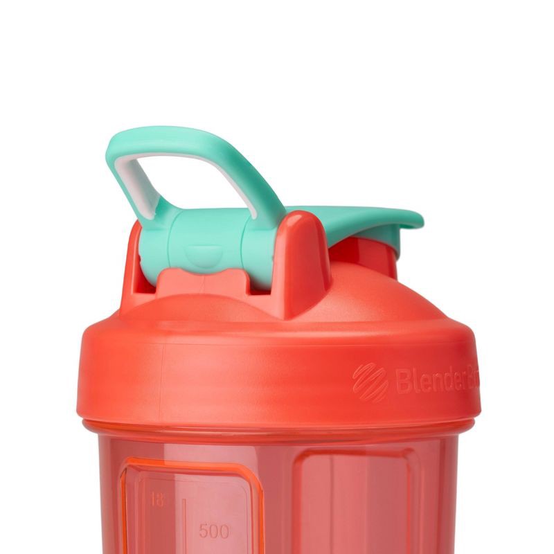 slide 4 of 4, BlenderBottle 24 fl oz Plastic Pro24 Shaker Bottle Peach, 24 fl oz