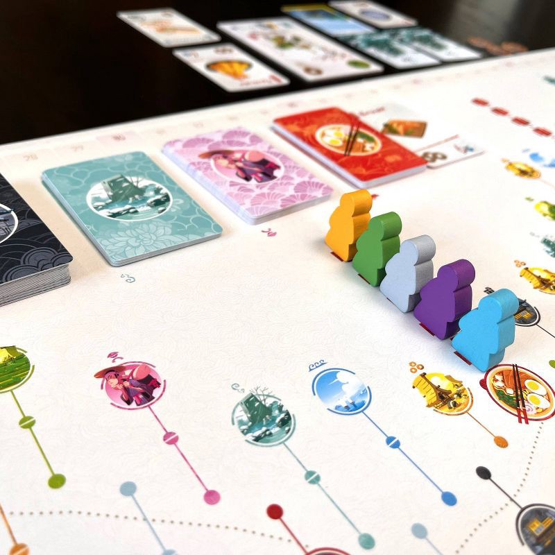 slide 2 of 4, Stonemaier Games Tokaido Board Game: Strategy & War Game, 1-5 Players, Includes Cards, Coins, & Game Board, 45-60 Min, 1 ct