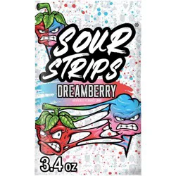 Sour Strips Dream Berry Candies - 3.4oz
