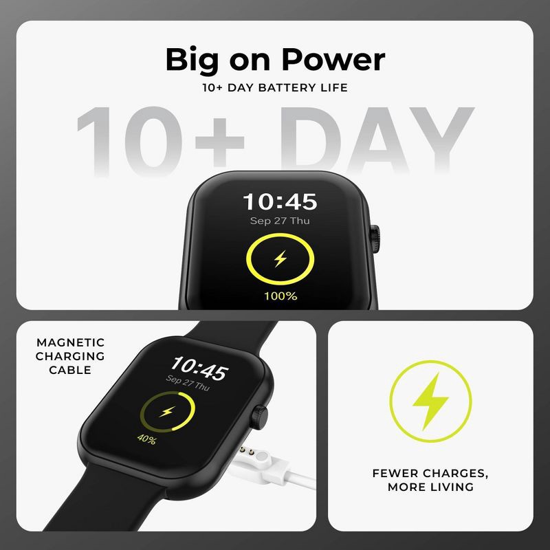 slide 3 of 10, ITouch Air 5 Pro Smartwatch - Black, 1 ct
