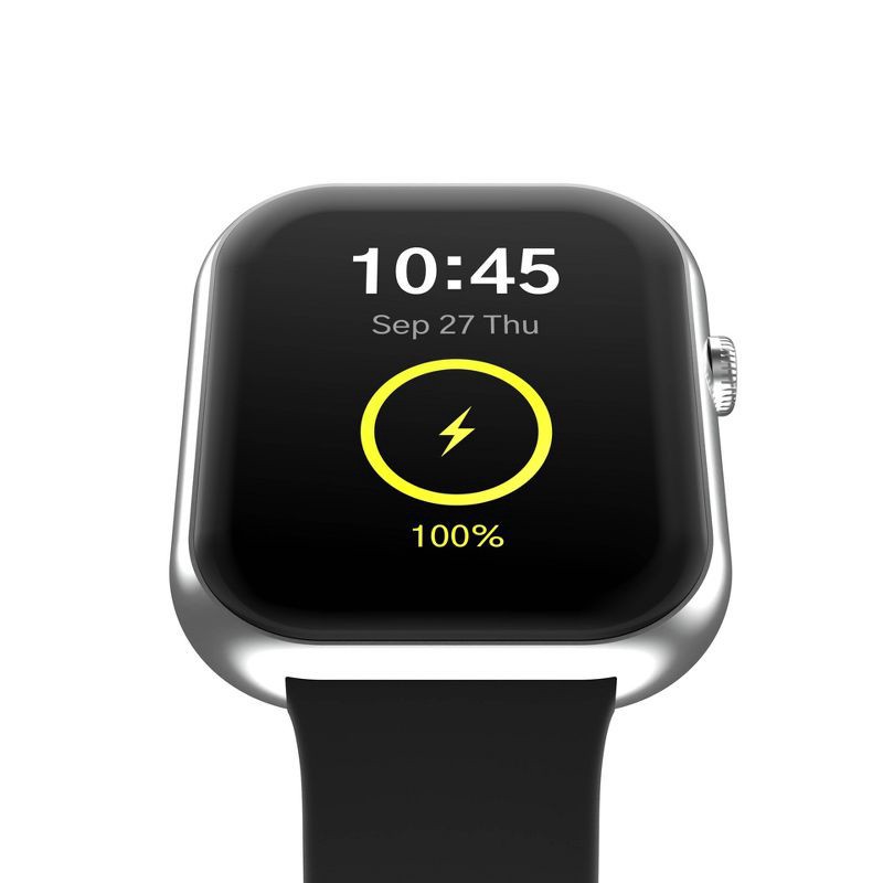 slide 11 of 12, iTouch Air 5 Silver Case with 1 magnetic and 1 nylon strap Smartwatch Set, 1 ct