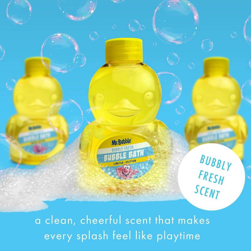 slide 6 of 7, Mr. Bubble Bubbly Fresh Ducky Bubble Bath for Kids' - 8oz, 8 oz