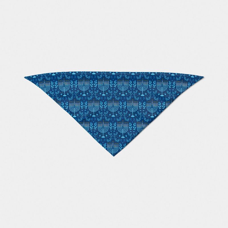 slide 2 of 3, Hanukkah Brushed Fleece Dog Bandana - Wondershop™ One Size Fits Most, 1 ct