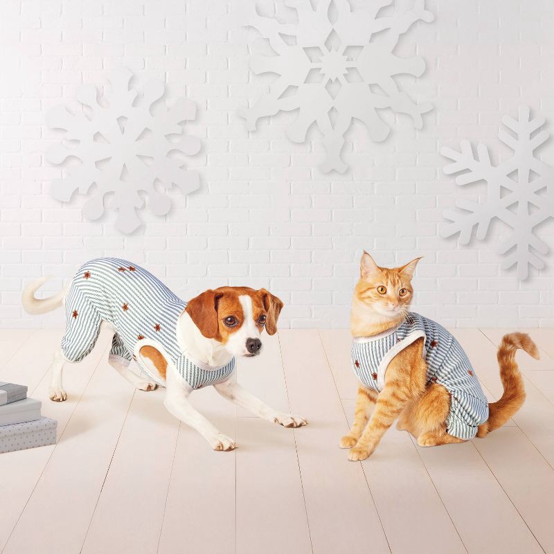 slide 1 of 3, Gingerbread Dog and Cat Pajamas - Wondershop™ S, 1 ct