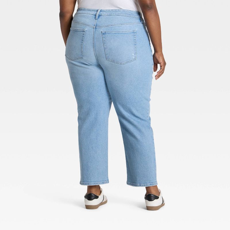 slide 2 of 3, Women's High-Rise Boyfriend Jeans - Ava & Viv™ Medium Wash 17, 1 ct