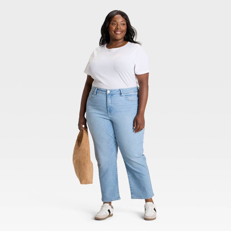 slide 3 of 3, Women's High-Rise Boyfriend Jeans - Ava & Viv™ Medium Wash 22, 1 ct