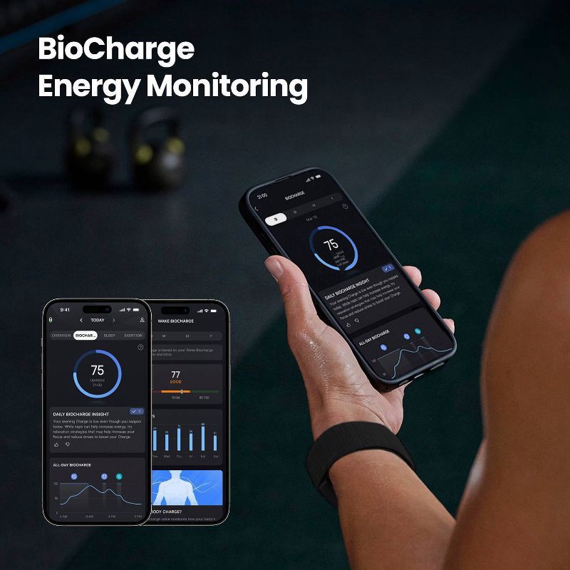 slide 11 of 14, Amazfit Helio Strap Fitness Tracker Wristband, 24/7 Activity and Sleep Tracker with Heart Rate, 10 Days Battery, 27 Sports Modes - Black, 1 ct