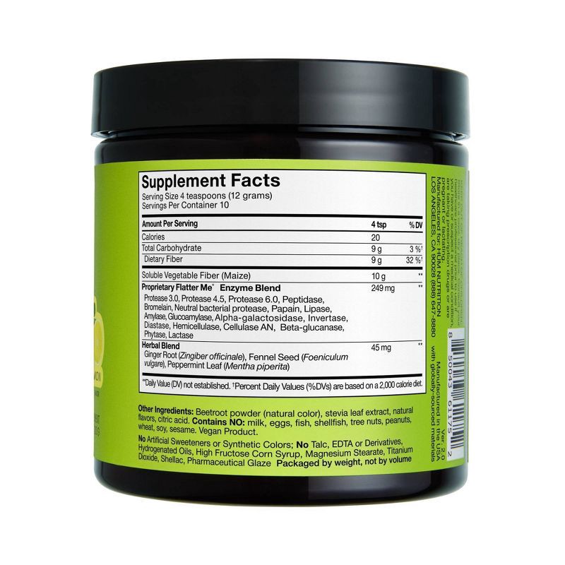 slide 2 of 7, HUM Nutrition Flatter Me Fiber GLP-1 Booster Dietary Supplements - 4oz, 4 oz