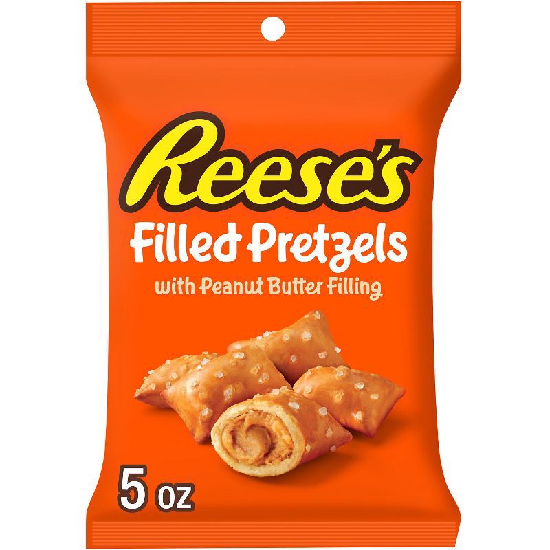 slide 1 of 6, Reese's Filled Pretzels with Peanut Butter Filling - 5oz, 5 oz