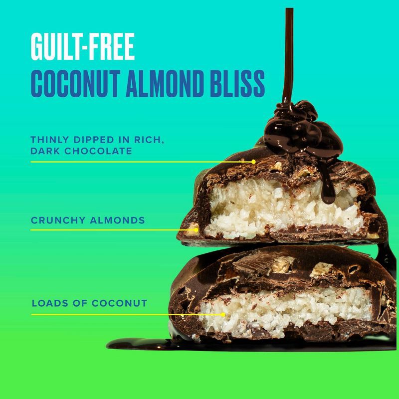 slide 4 of 9, SkinnyDipped Dark Chocolate Coconut Almond Bites - 3.17oz, 3.17 oz
