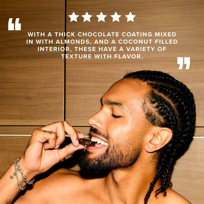 slide 8 of 9, SkinnyDipped Dark Chocolate Coconut Almond Bites - 3.17oz, 3.17 oz