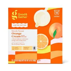Orange Cream Flavored Light Roast Coffee Pods - 16ct - Good & Gather™