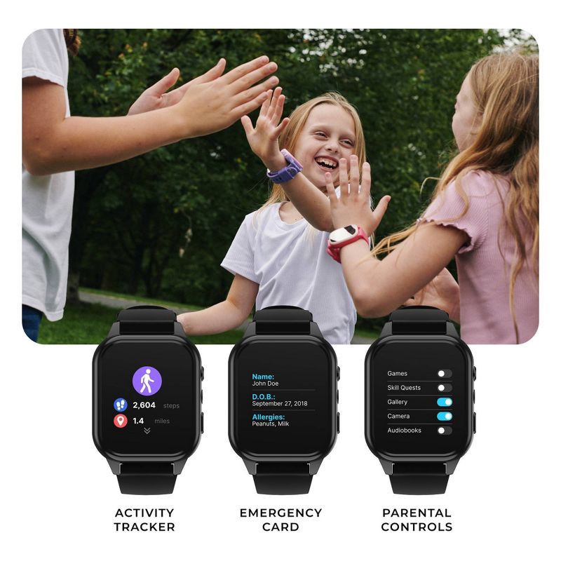 slide 10 of 15, PlayZoom 4 Kids Smartwatch with Camera - Gamer Blue, 1 ct