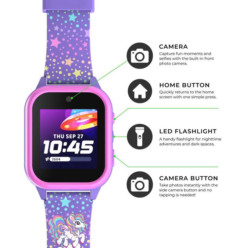 slide 4 of 15, PlayZoom 4 Smartwatch with Camera - Purple Unicorn, 1 ct