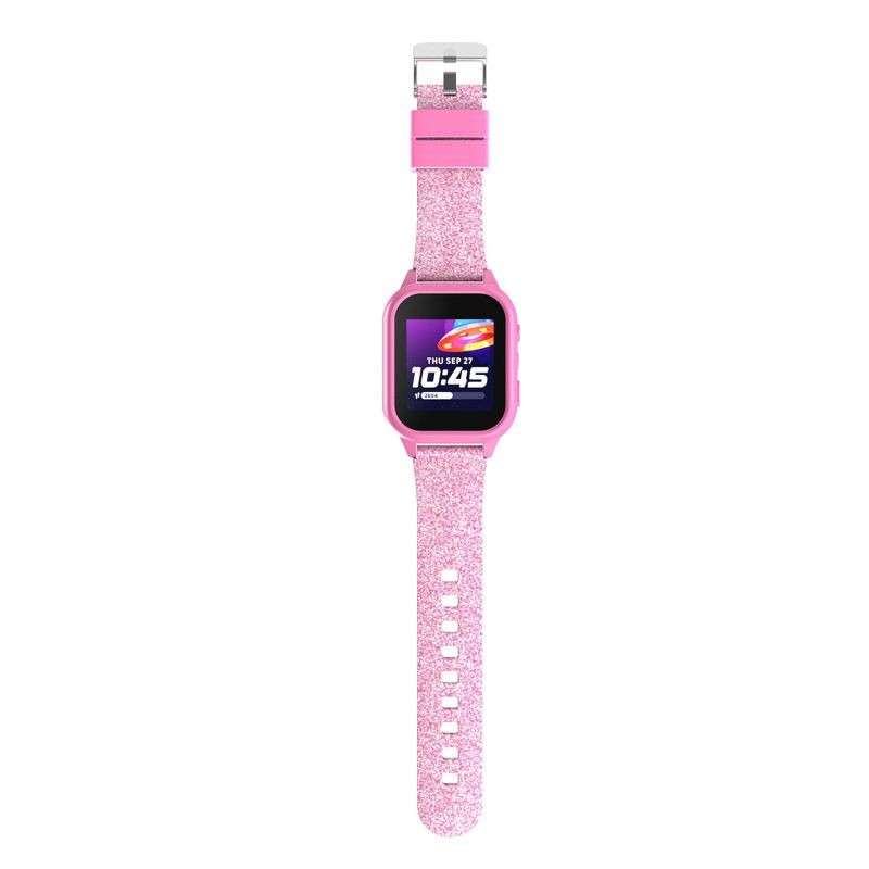 slide 2 of 14, PlayZoom 4 Kids Smartwatch with Camera - Pink Glitter, 1 ct