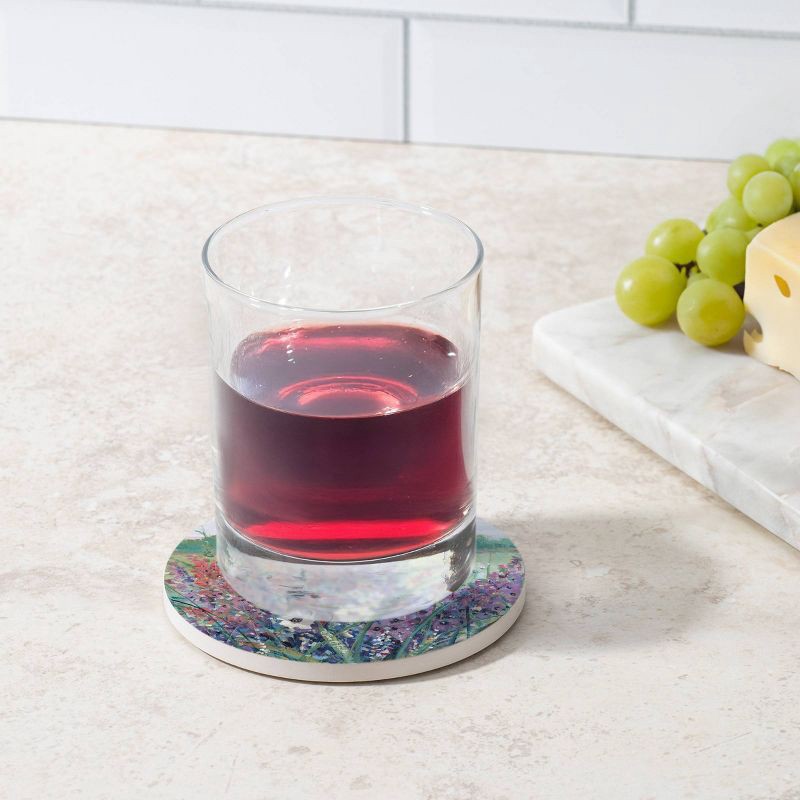 slide 3 of 3, Thirstystone Pasture Flowers Round Coaster, 1 ct