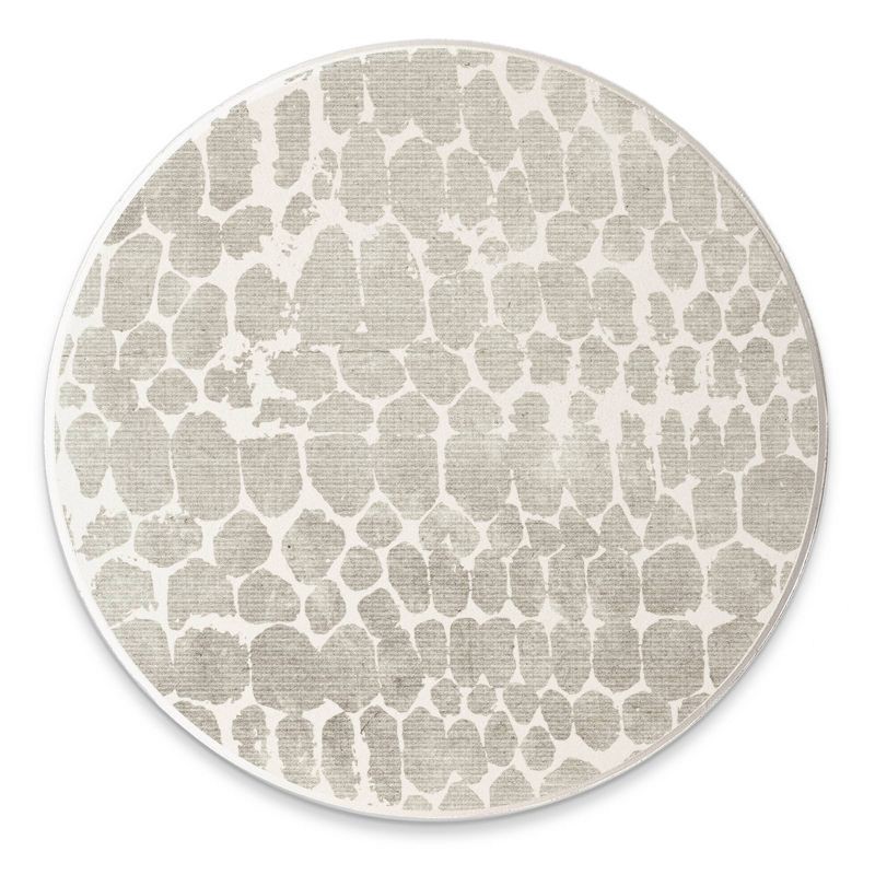 slide 1 of 3, Thirstystone Gray Snakeskin Round Coaster, 1 ct