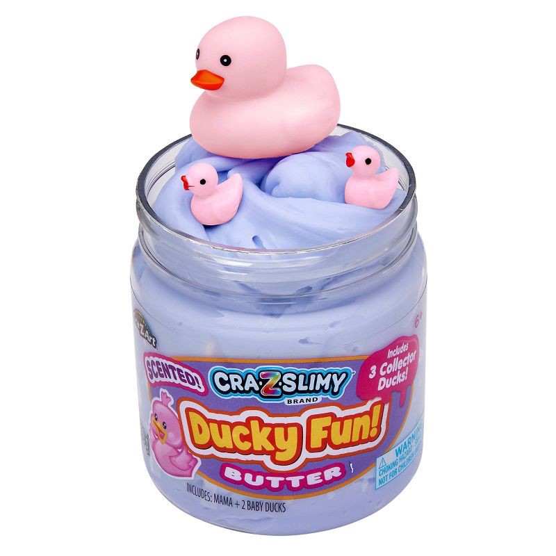slide 2 of 8, Cra-Z-Slimy Perm Purple Slime Pink Duck, 1 ct