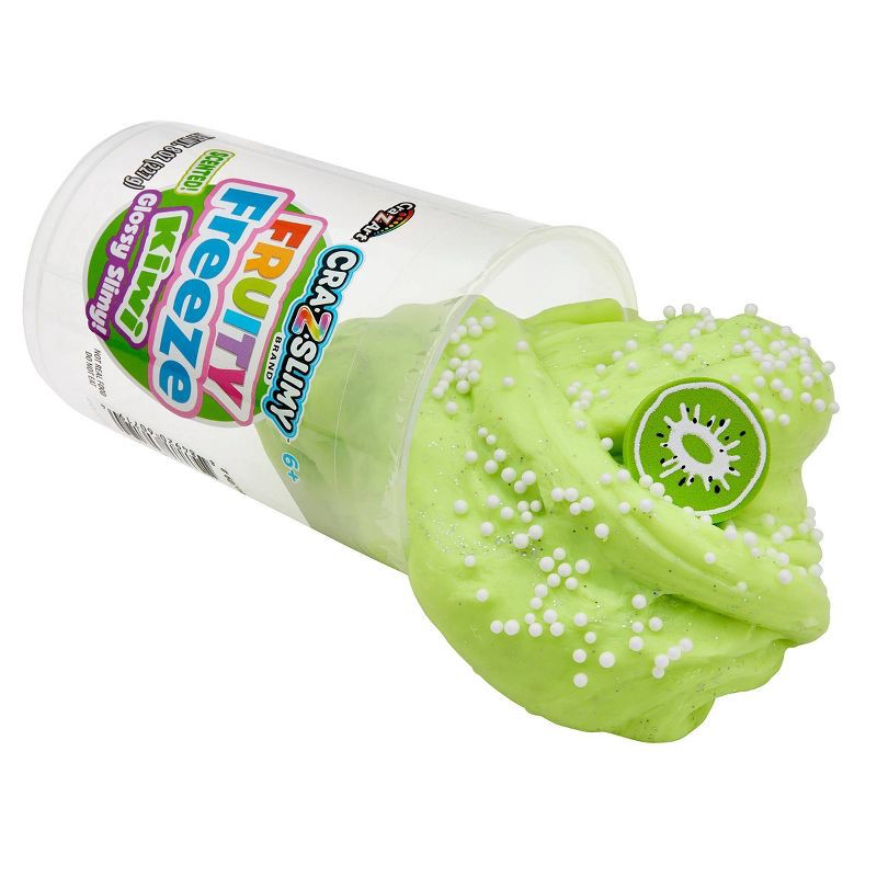 slide 3 of 6, Cra-Z-Slimy Perm Kiwi Green Drink: Creativity Slime Toy, 8 oz, 8 oz