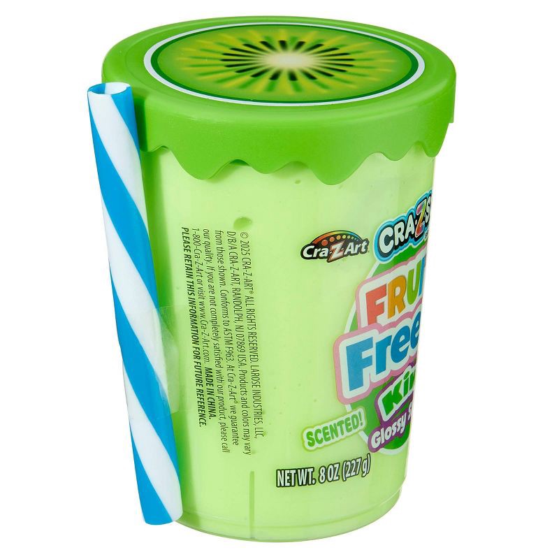 slide 6 of 6, Cra-Z-Slimy Perm Kiwi Green Drink: Creativity Slime Toy, 8 oz, 8 oz