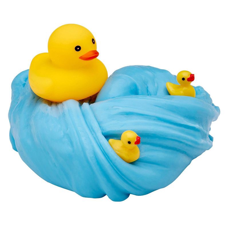 slide 5 of 8, Cra-Z-Slimy Perm Blue Slime Yellow Duck, 1 ct