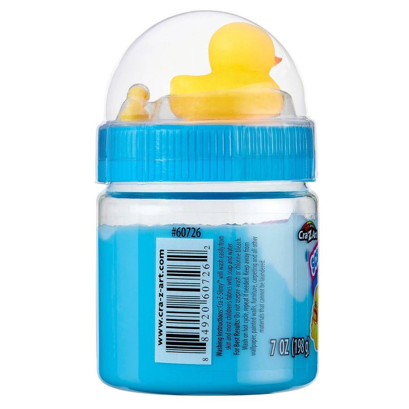 slide 7 of 8, Cra-Z-Slimy Perm Blue Slime Yellow Duck, 1 ct