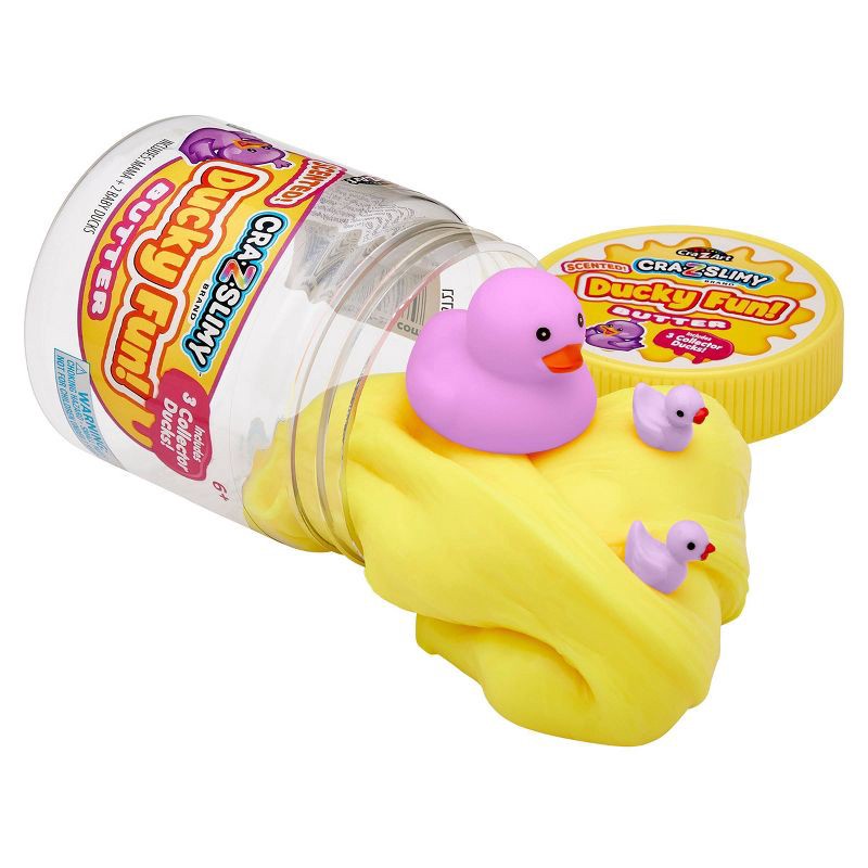 slide 3 of 8, Cra-Z-Slimy Perm Yellow Slime Purple Duck, 1 ct
