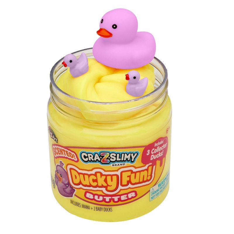 slide 1 of 8, Cra-Z-Slimy Perm Yellow Slime Purple Duck, 1 ct
