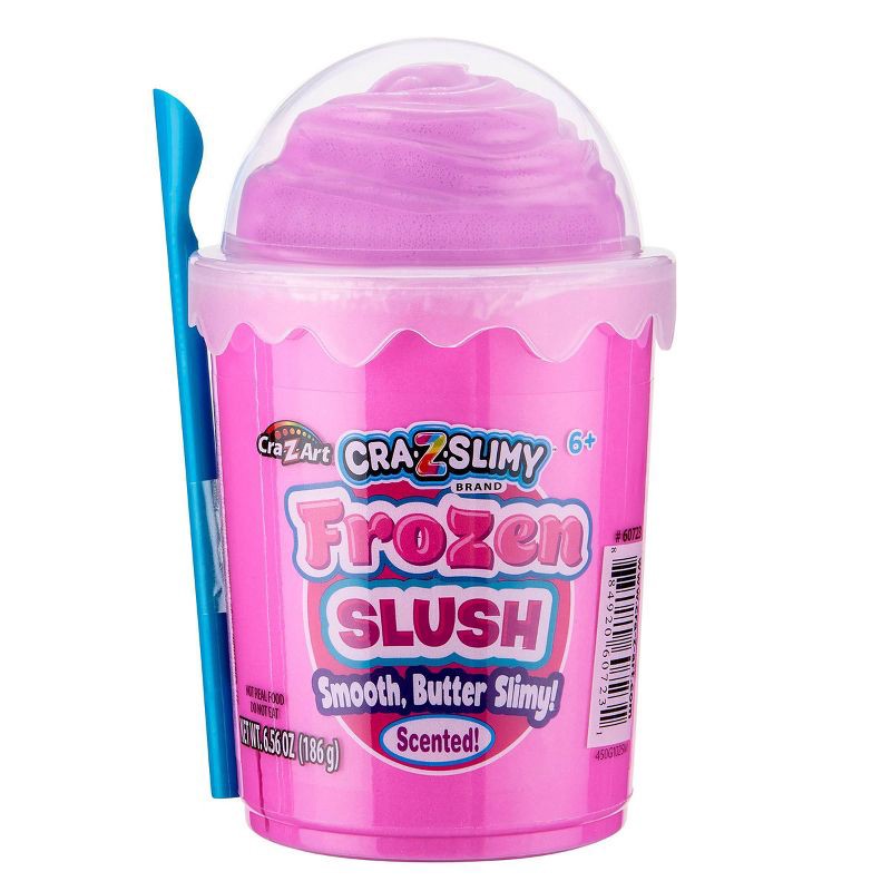 slide 2 of 8, Cra-Z-Slimy Perm Pink Frosty Drink: Creative Educational Slime, 8 oz, Single Piece, 8 oz
