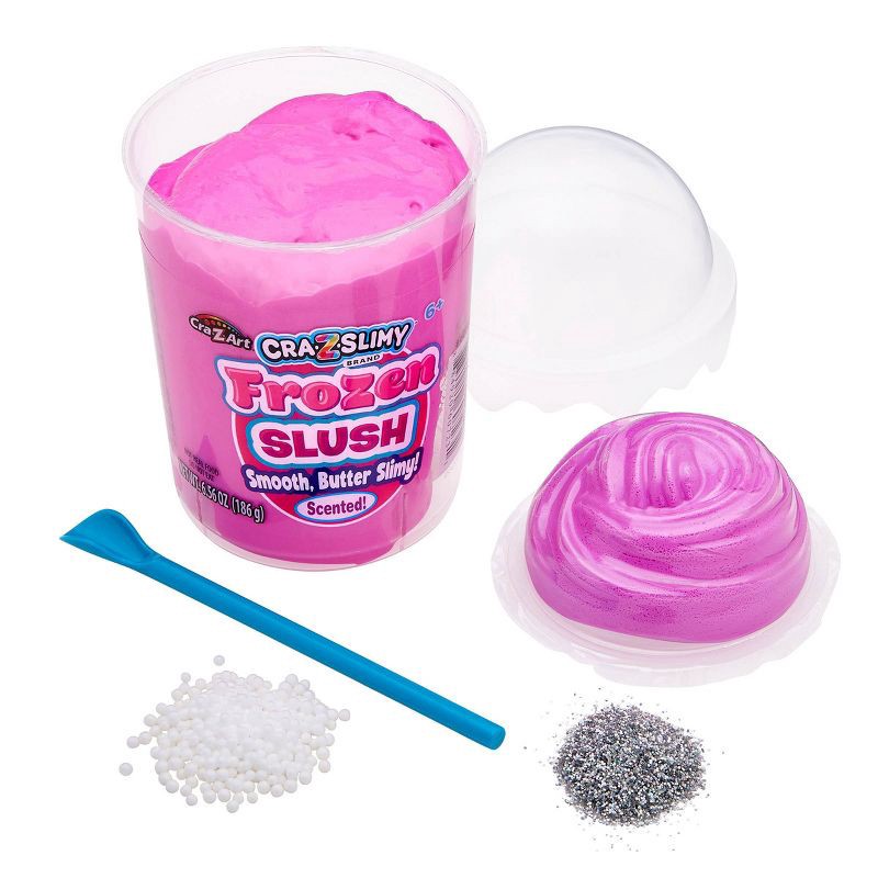 slide 3 of 8, Cra-Z-Slimy Perm Pink Frosty Drink: Creative Educational Slime, 8 oz, Single Piece, 8 oz