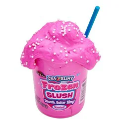 Cra-Z-Slimy Perm Pink Frosty Drink: Creative Educational Slime, 8 oz, Single Piece