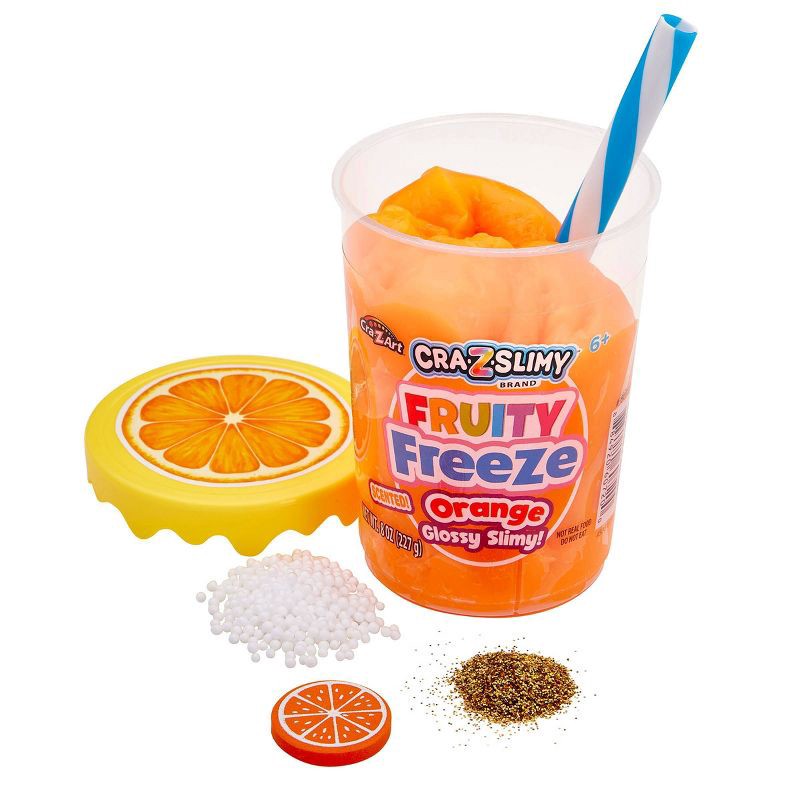 slide 3 of 8, Cra-Z-Slimy Perm Orange Fruity Drink, 1 ct