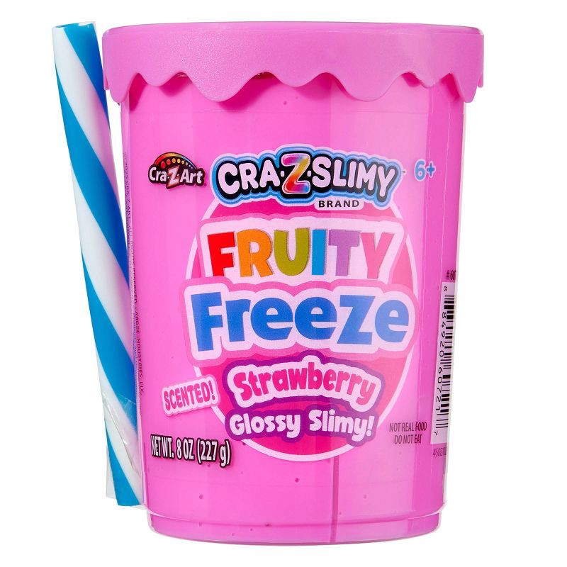 slide 2 of 8, Cra-Z-Slimy Perm Strawberry Pink Drink, 1 ct